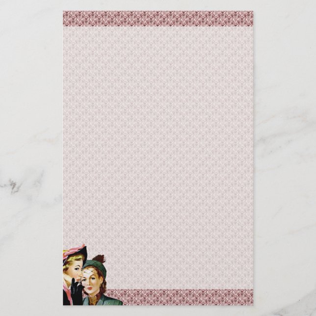Retro Gossip Stationery (Front)