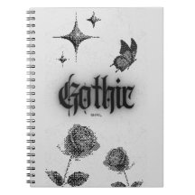 Retro Gothic Notebook – Dark Aesthetic Journal