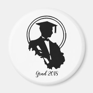 Retro Grad Magnet