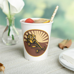 Retro Grader Paper Cups