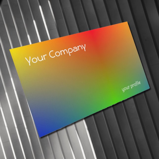  Retro  gradient  Business Card (Creator Uploaded)
