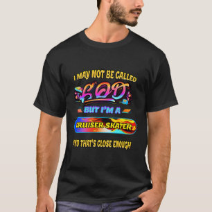 Retro Graffiti Adult Teens Skateboarding Cruiser S T-Shirt
