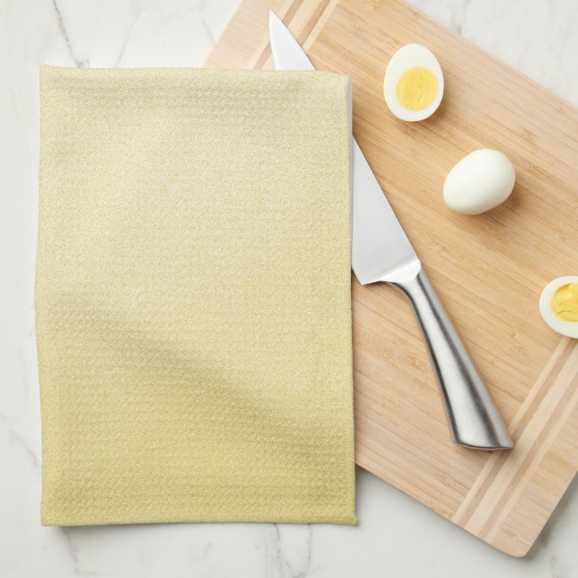 Retro Grainy Beige Background Tea Towel (Quarter Fold)