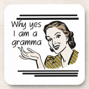 Retro Gramma Gifts Coaster