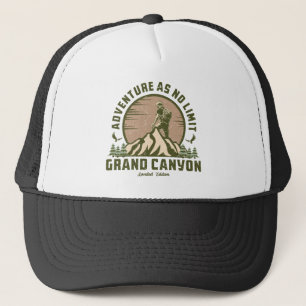 Retro Grand Canyon Hike Sunset Trucker Hat