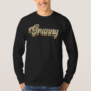 Retro Granny Mum Life Mother's Day Vintage Text T-Shirt