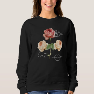 Retro Graphic Botanical Flowers Gardening Plant Lo Sweatshirt
