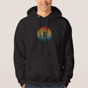 Retro Graphic Climbing Bouldering Rock Climber Mou Hoodie