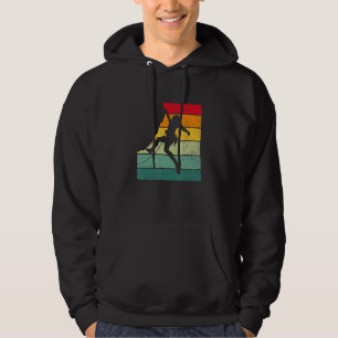 Retro Graphic Climbing Bouldering Rock Climber Mou Hoodie