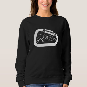 Retro Graphic Climbing Bouldering Rock Climber Mou Sweatshirt