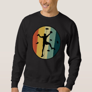 Retro Graphic Climbing Bouldering Rock Climber Mou Sweatshirt