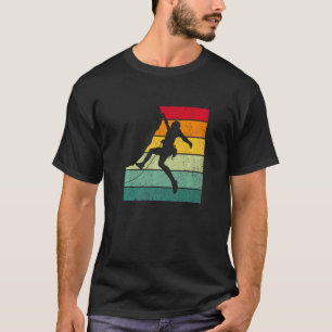 Retro Graphic Climbing Bouldering Rock Climber Mou T-Shirt