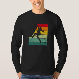 Retro Graphic Climbing Bouldering Rock Climber Mou T-Shirt