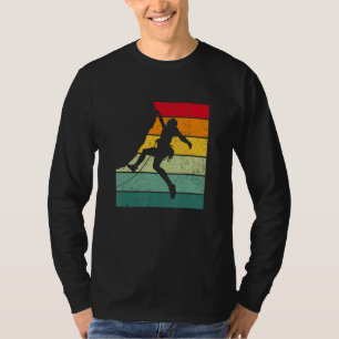 Retro Graphic Climbing Bouldering Rock Climber Mou T-Shirt