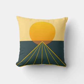 Retro Graphic Design Cushion