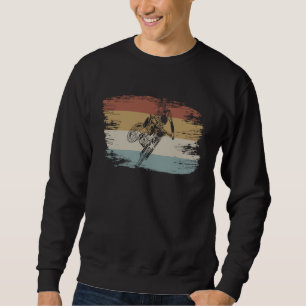 Retro Graphic Dirt Biker Motorcycle Enduro Motocro Sweatshirt