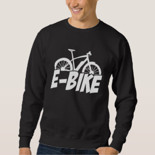 Retro Graphic E-Bike Mountainbiking Bicycle E-Bike Sweatshirt