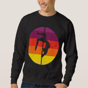 Retro Graphic Gymnast Gymnastics Acrobat Acrobatic Sweatshirt