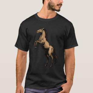 Retro Graphic Horse Lover Equestrian Rider Horses T-Shirt