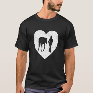 Retro Graphic Horse Lover Equestrian Rider Horses T-Shirt