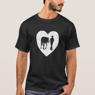 Retro Graphic Horse Lover Equestrian Rider Horses T-Shirt