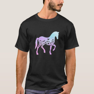Retro Graphic Horse Lover Equestrian Rider Horses  T-Shirt