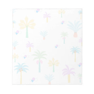 Retro Graphic Palms Notepad