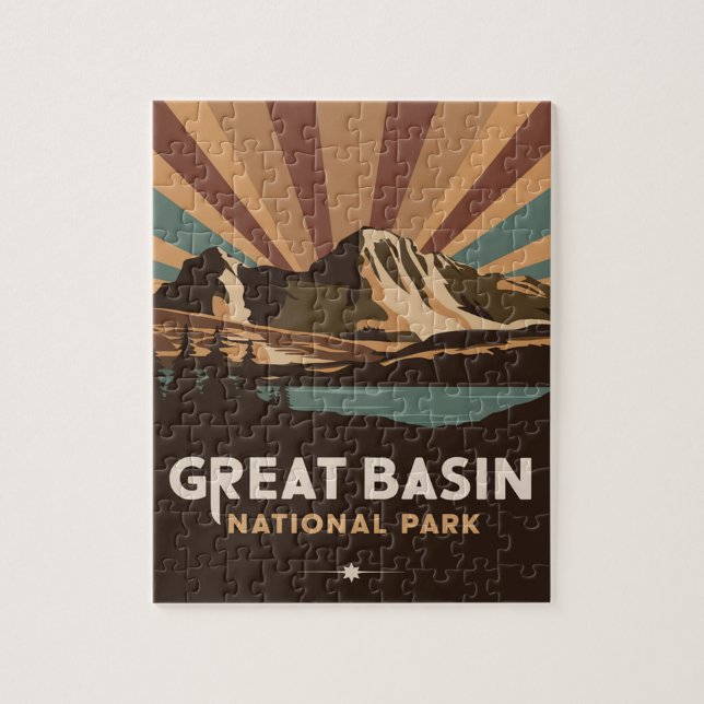 Retro Great Basin National Park  Jigsaw Puzzle (Vertical)