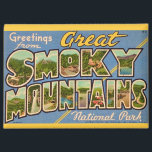 Retro Great Smoky Mountains Magnet<br><div class="desc">A wonderful retro postcard from the Great Smoky Mountains National Park repurposed!</div>