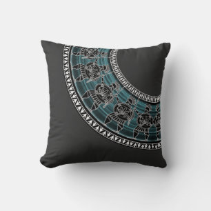 Retro Greek Disc Cushion