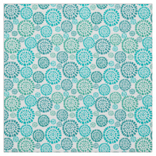 Retro,green,70's,floral,vintage,template,chic,cust Fabric