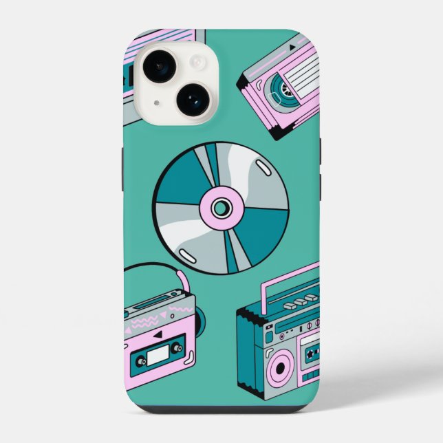 Retro Green Cellphone Case (Back)