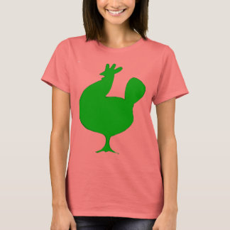 Retro Green Chicken T-Shirt
