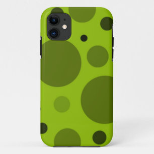 Retro Green Dots Case-Mate iPhone Case