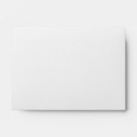 Retro Green Flowers A6 Envelope