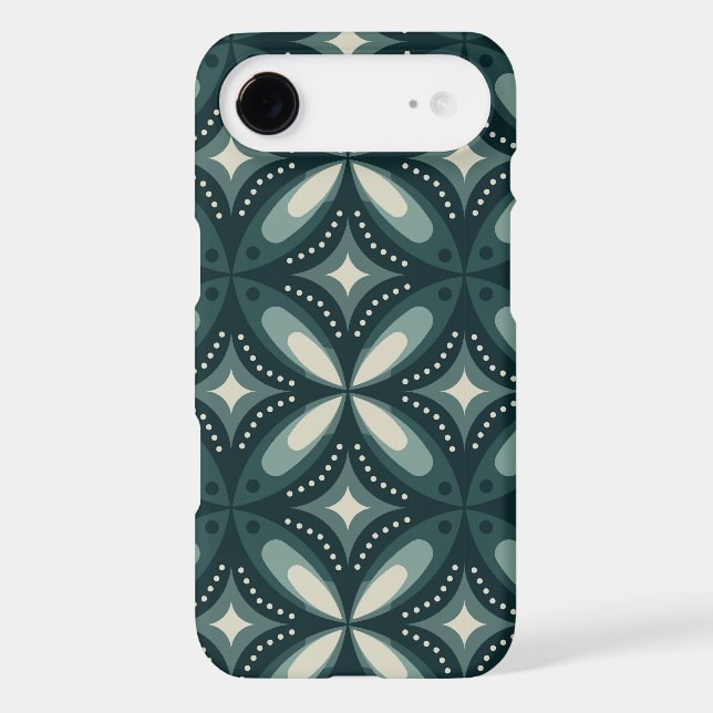 Retro Green Geometric Pattern (Back)