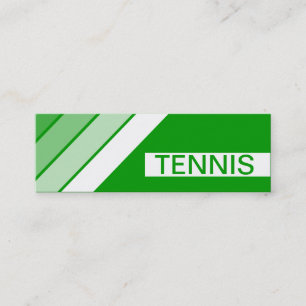 retro GREEN Mini Business Card