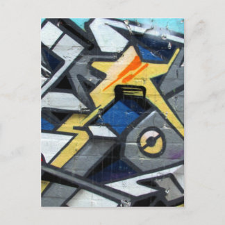 retro grey postcard
