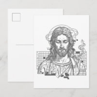 Retro Grid Jesus King Of Kings Revelation 19:16