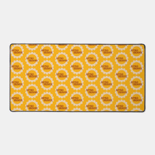 Retro Groove Desk Mat