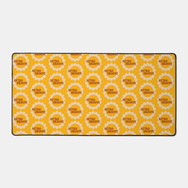 Retro Groove Desk Mat (Front)