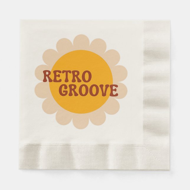 Retro Groove Napkins (Front)