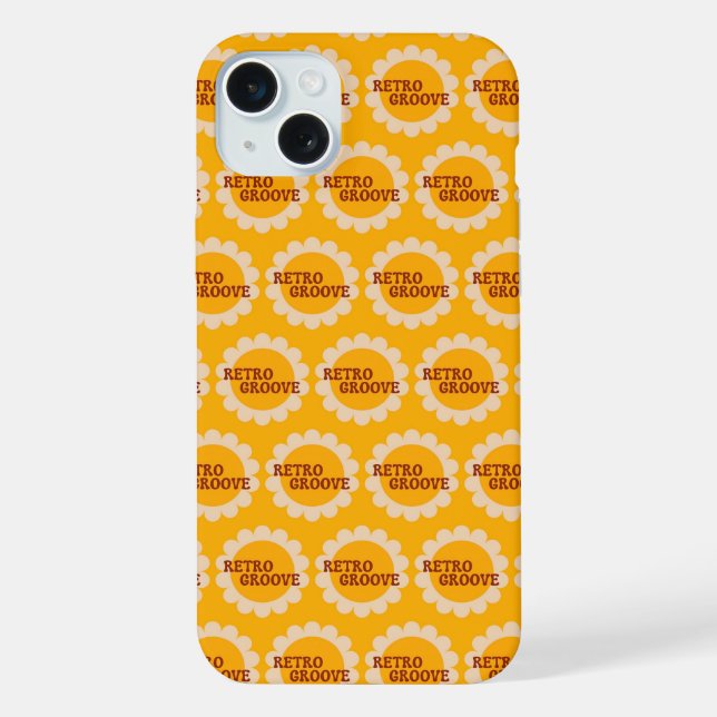 Retro Groove Phone Case (Back)
