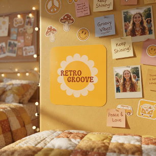 Retro Groove Sticker