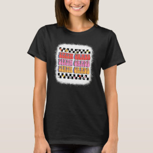 Retro Groovy 6th Grade Teacher Student Back To Sch T-Shirt