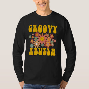 Retro Groovy Abuela Matching Family 1st Birthday P T-Shirt