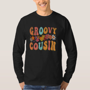 Retro Groovy Birthday Family Matching Cute Groovy  T-Shirt