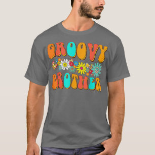 Retro Groovy Birthday Family Matching Cute Groovy T-Shirt