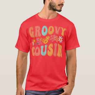 Retro Groovy Birthday Family Matching Cute Groovy T-Shirt