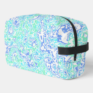 Retro Groovy Boho Hippie Trippy Colourful Marble Dopp Kit